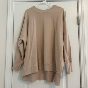Aerie Light Tan Knit Top